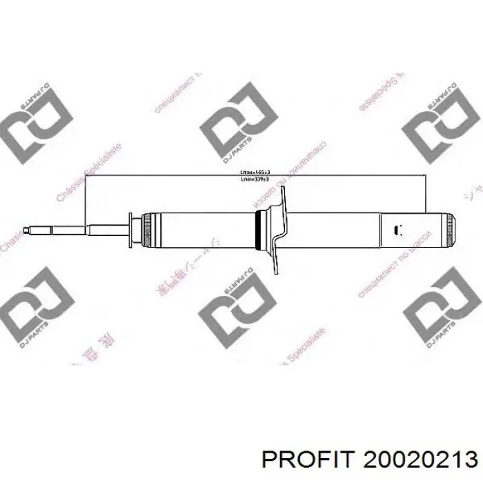 Amortiguador delantero GSP 32117720