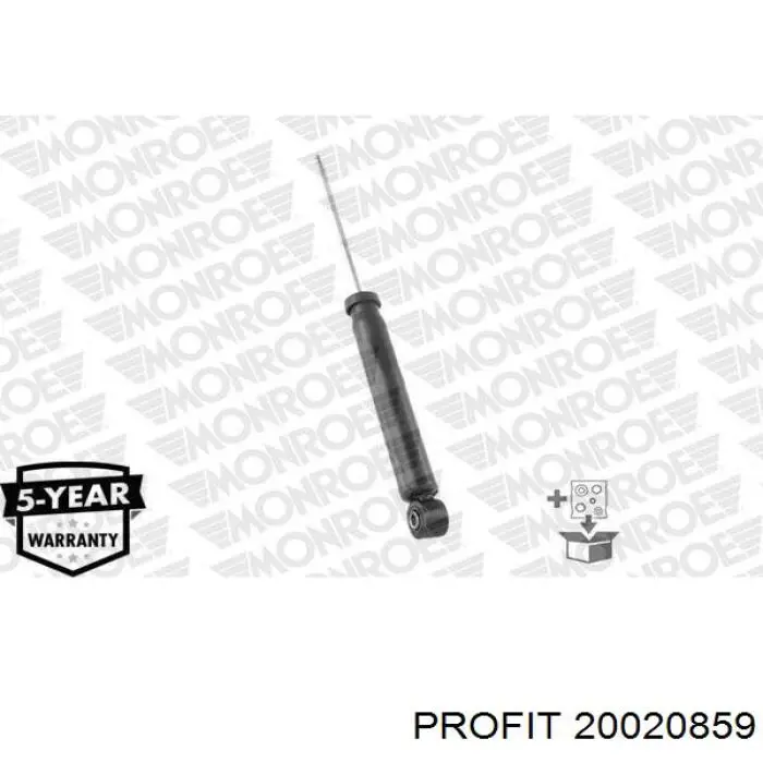 Amortiguador trasero Profit 20020859 precio, desde 40,54 EUR