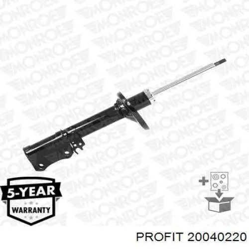 Amortiguador trasero izquierdo Tokico B3146