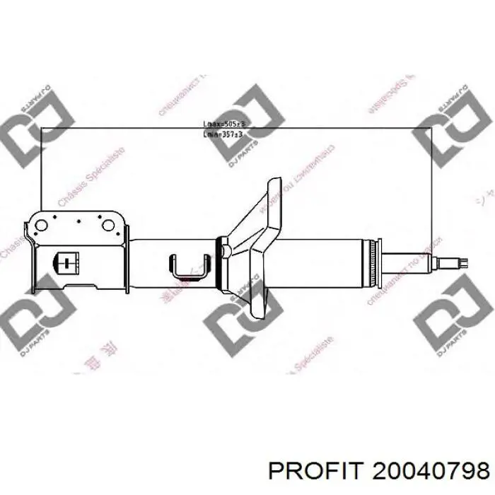Comprar 96289801 General Motors Amortiguador delantero izquierdo