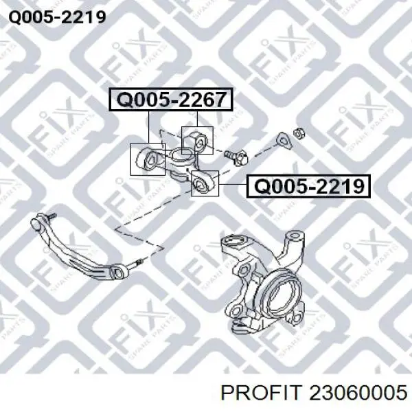 Kit de brazo de suspensión delantera Profit 23060005 precio, desde 300,71 EUR