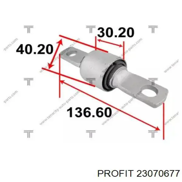 23070677 Profit silentblock de brazo de suspensión trasero superior