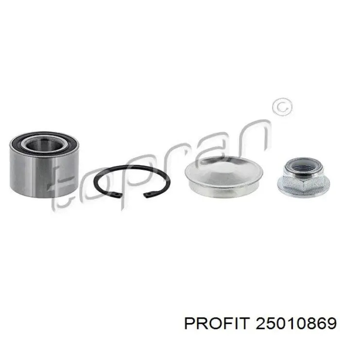 Cojinete de cubo delantero Profit 25010869 precio, desde 13,92 EUR