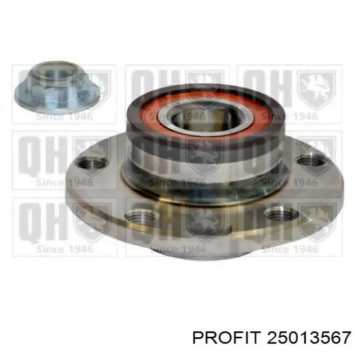 Cubo de rueda trasero Peugeot 208 CA, CC