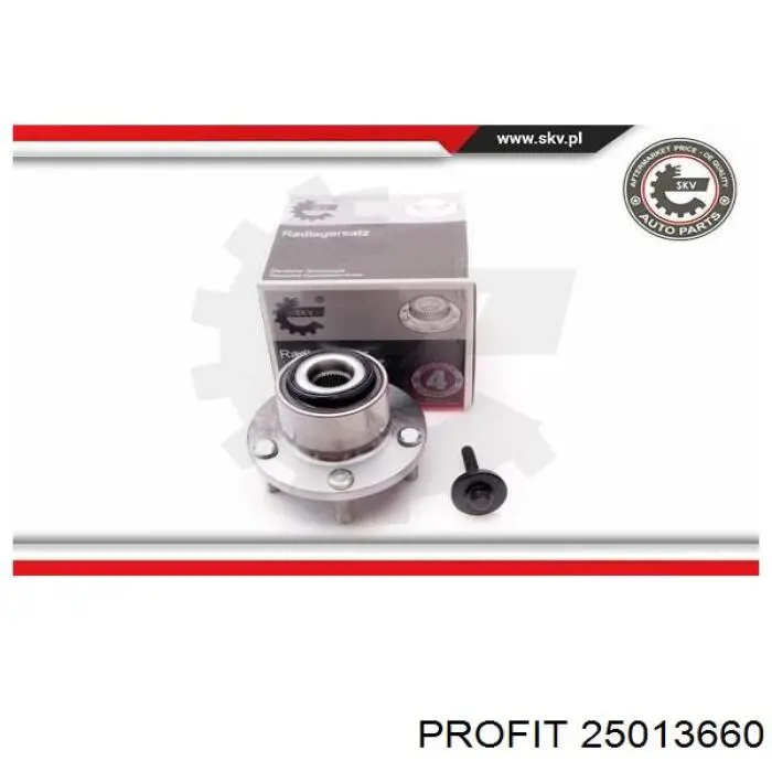 2501-3660 Profit cubo de rueda delantero