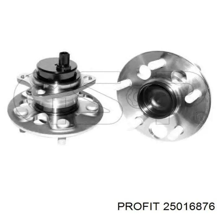 25016876 Profit cubo de rueda trasero