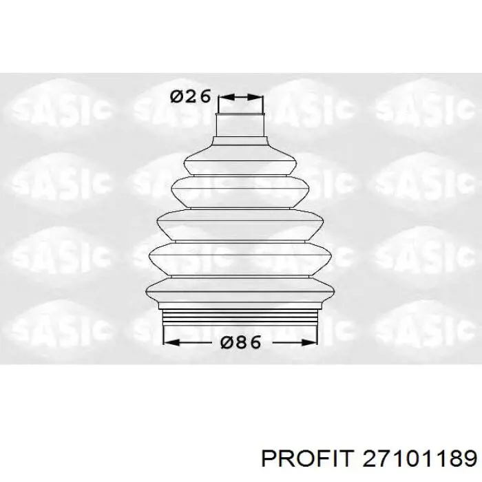 Junta homocinética exterior delantera Profit 27101189 precio, desde 33,61 EUR