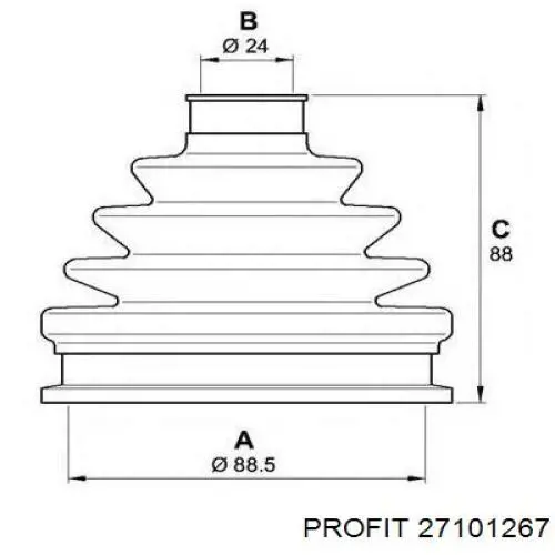 Comprar 27101267 Profit Junta homocinetica