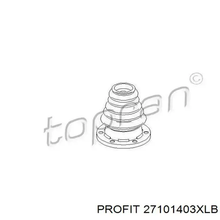 Fuelle, palier delantero exterior Profit 27101403XLB precio, desde 11,37 EUR