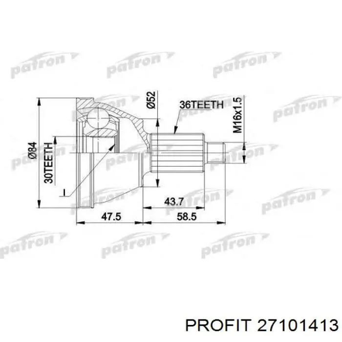 Comprar 27101413 Profit Junta homocinetica