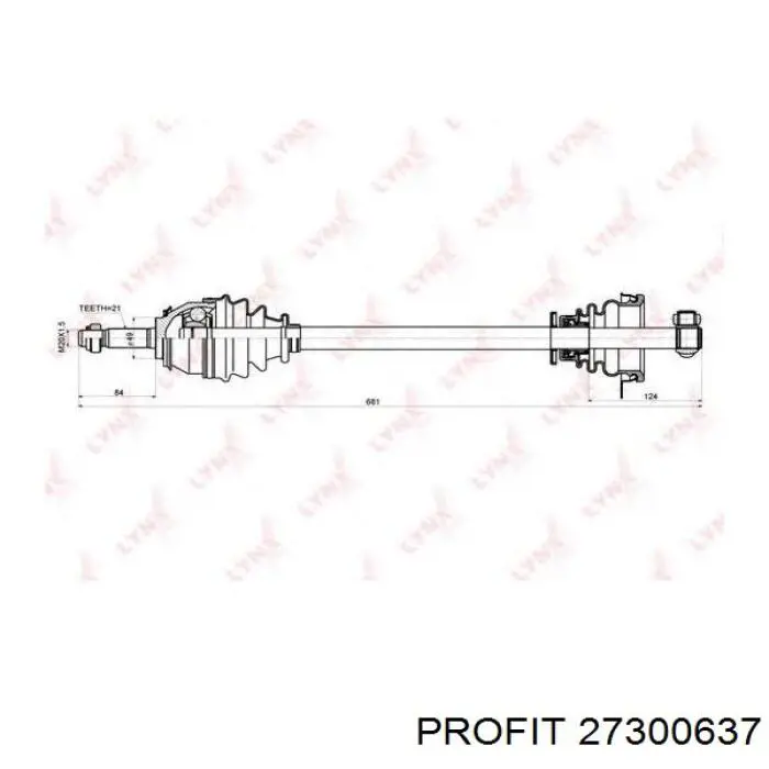 Semieje delantero izquierdo Cevam 5502 precio, desde 78,92 EUR