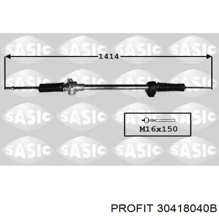 Engranaje de dirección Profit 30418040B precio, desde 75,50 EUR