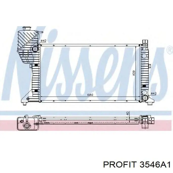 3546A1 Profit radiador