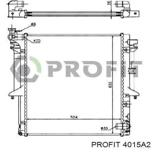 Radiador Q1720127 Q-fix