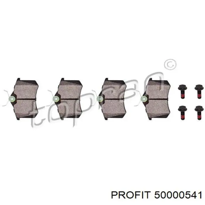 Pastillas traseras de freno Profit 50000541 precio, desde 15,27 EUR