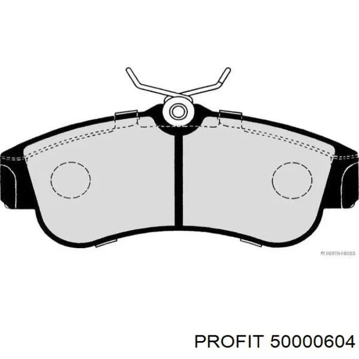50000604 Profit pastillas de freno delanteras