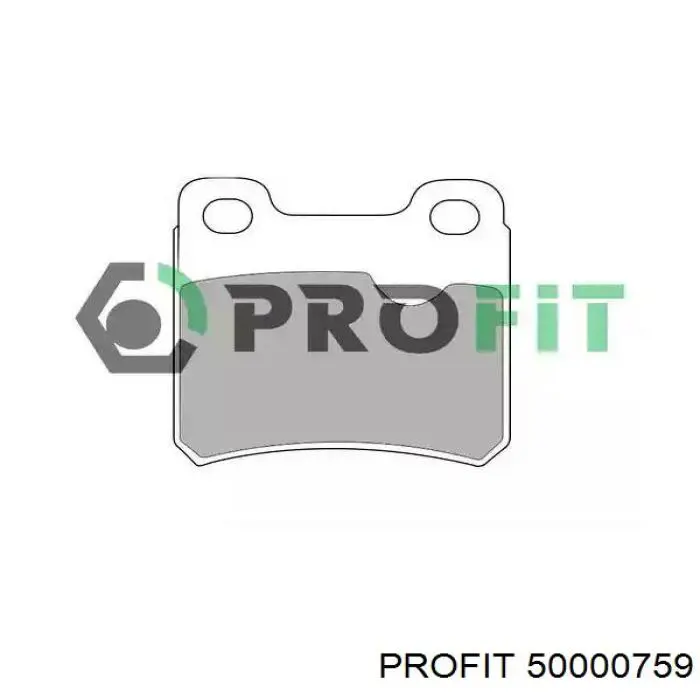 Comprar 50000759 Profit Pastillas delanteras de freno