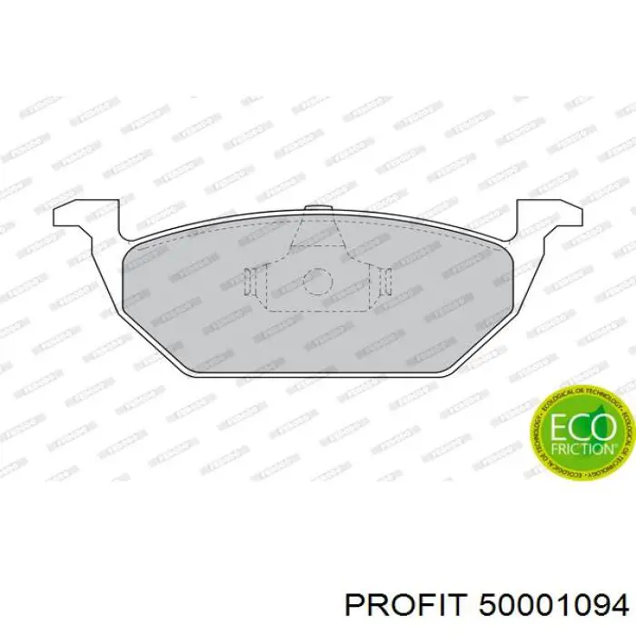 Comprar 50001094 Profit Pastillas delanteras de freno