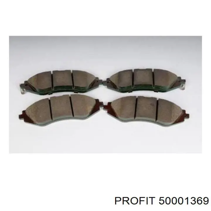 Comprar 50001369 Profit Pastillas delanteras de freno