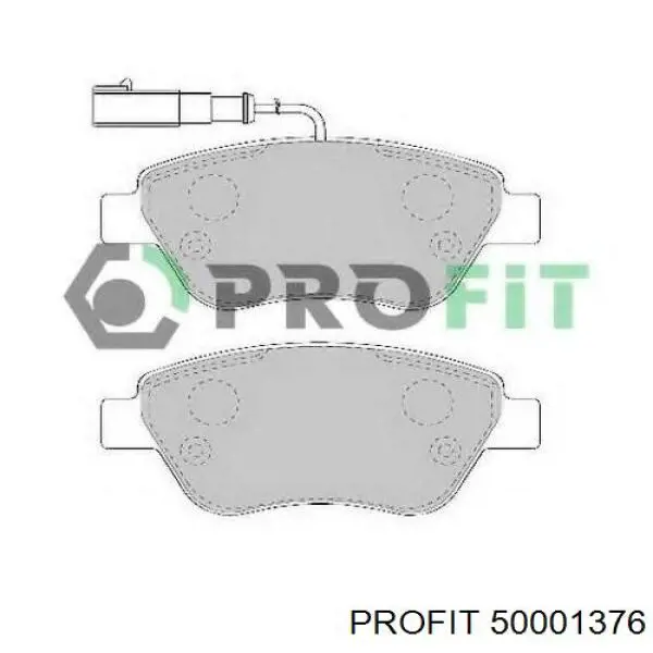 Pastillas de freno delanteras Fiat Punto 2 188