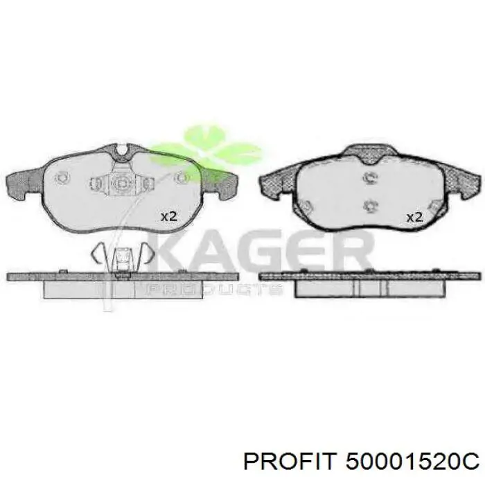 Pastillas de freno delanteras Opel Vectra