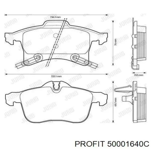 Pastillas de freno delanteras Opel Corsa X12