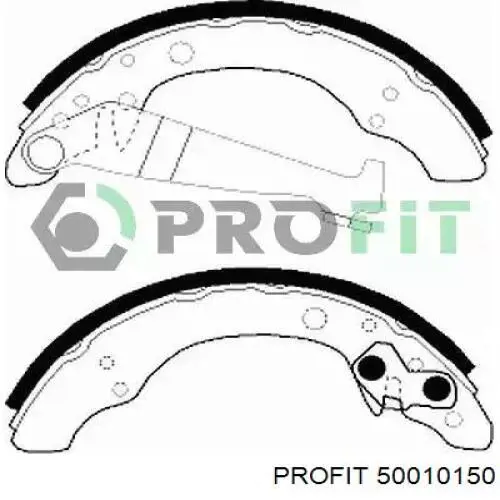 Comprar 50010150 Profit Zapatas de freno