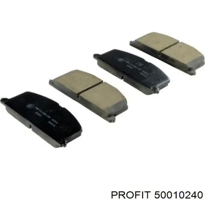 50010240 Profit Zapatas de freno de tambor traseras