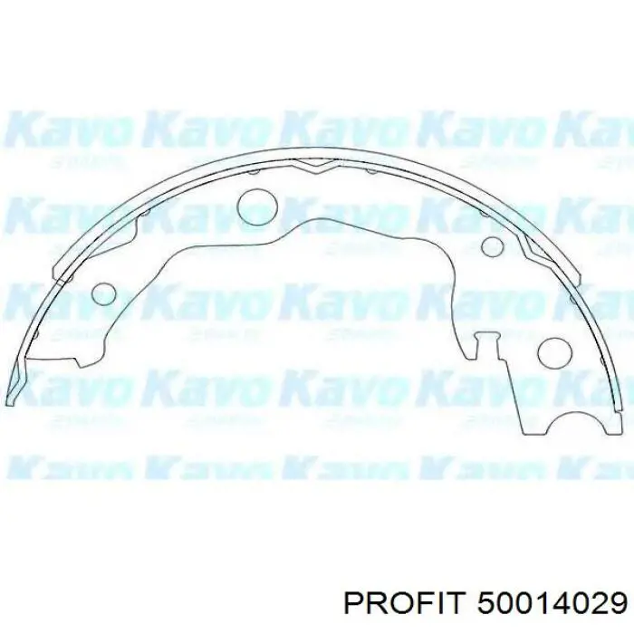 Juego de zapatas de frenos, freno de estacionamiento Nissan Tiida C11X