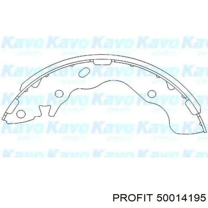 Zapatas de freno de tambor traseras Profit 50014195 precio, desde 25,41 EUR