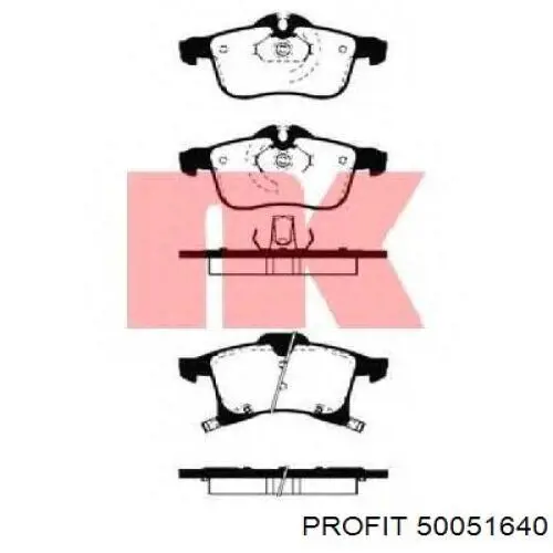 Pastillas de freno delanteras Opel Corsa X12