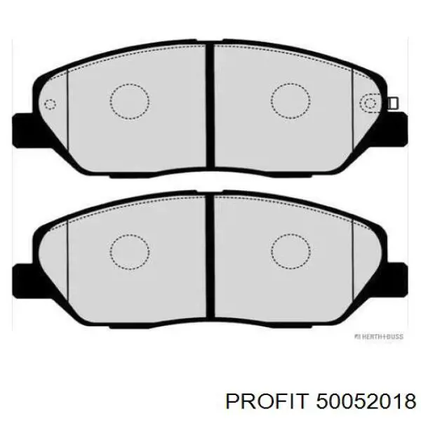 50052018 Profit pastillas de freno delanteras