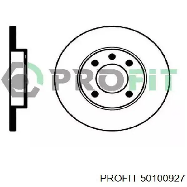Disco de freno 50100927 Profit