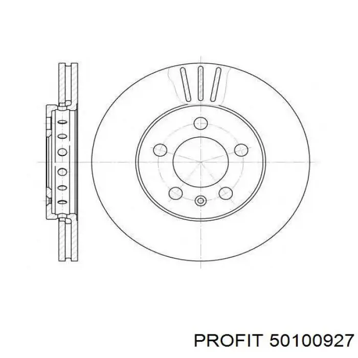 Frenos delanteros Profit 50100927 precio, desde 28,16 EUR