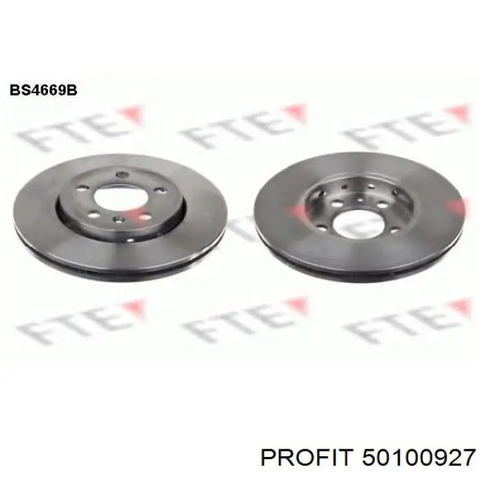 Comprar 50100927 Profit Freno de disco delantero