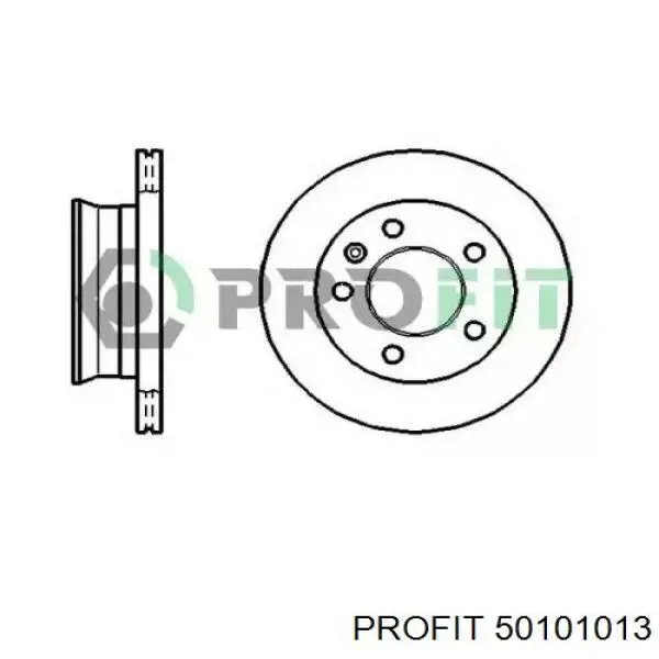 Comprar 50101013 Profit Freno de disco delantero