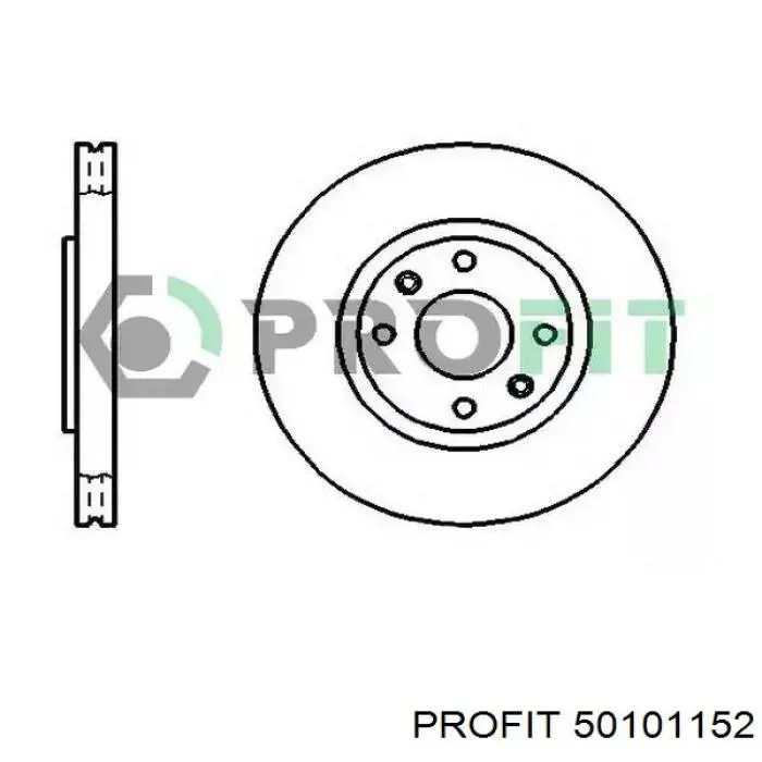 Frenos delanteros Profit 50101152 precio, desde 37,75 EUR
