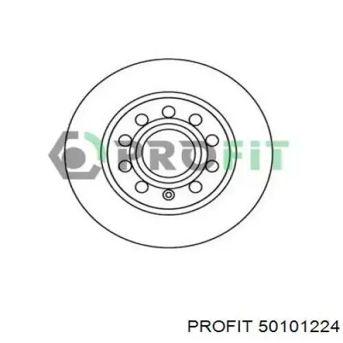 Disco de freno trasero Profit 50101224 precio, desde 22,76 EUR