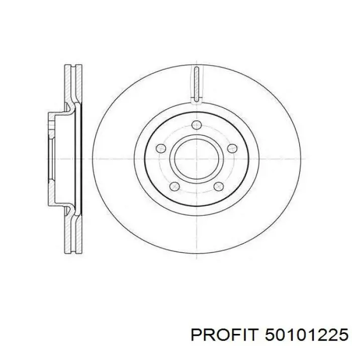 Freno de disco delantero Volvo V40 525, 526