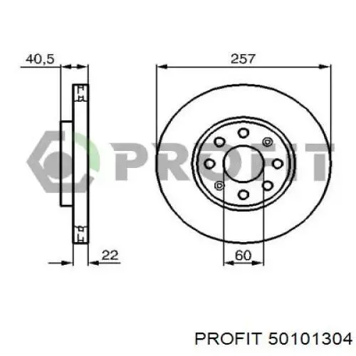 Frenos delanteros Profit 50101304 precio, desde 34,61 EUR