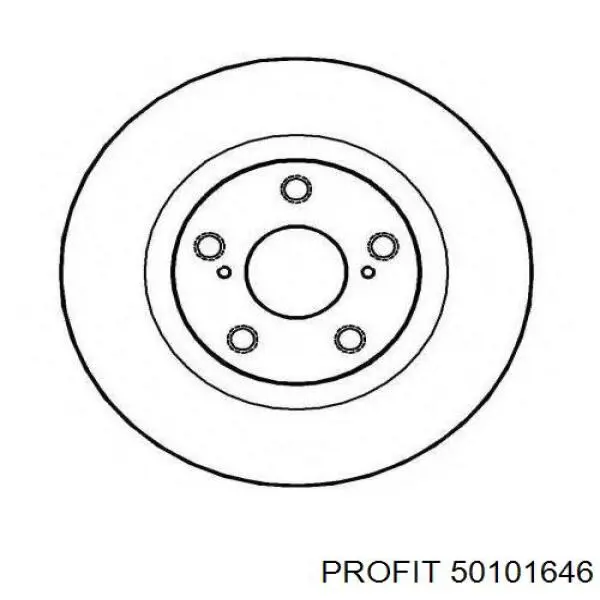 Comprar 50101646 Profit Freno de disco delantero