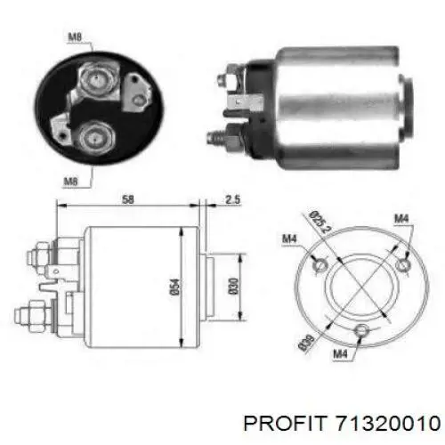 SD5045P As-pl Bendix motor de arranque