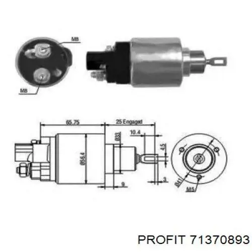 Inducido, motor de arranque Mercedes ML/GLE W163