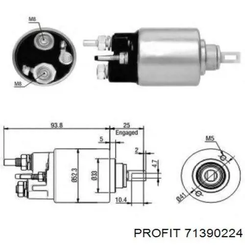 594290 VALEO Soporte de cepillo de motor de arranque 