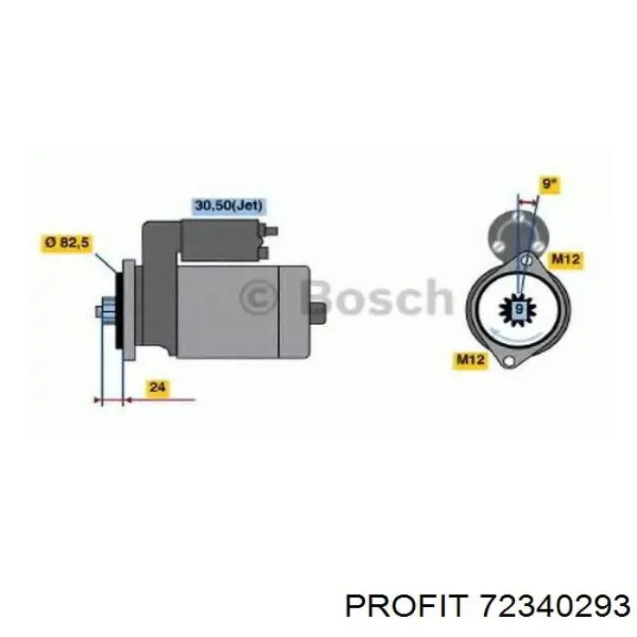 1006209655 Bosch bendix, motor de arranque