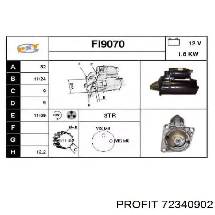 Bendix de coche Profit 71370888 precio, desde 21,97 USD