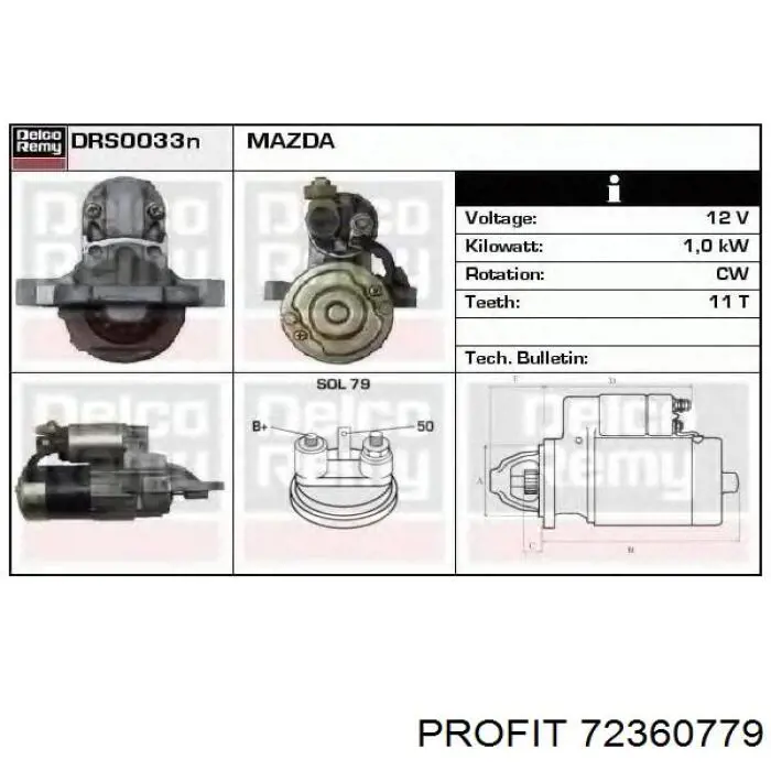 Comprar 72360779 Profit Bendix