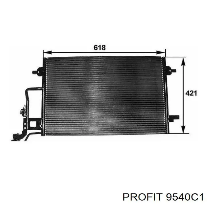 9540C1 Profit condensador aire acondicionado