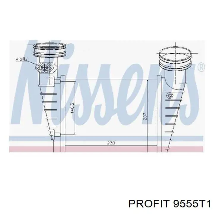 MARCNGSK000KET Market (OEM) radiador de aire de admisión