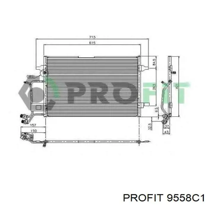 Comprar 30C77023 Eaclima Condensador de aire acondicionado